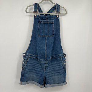 Gap Maternity Jean Shortalls woman's size XL